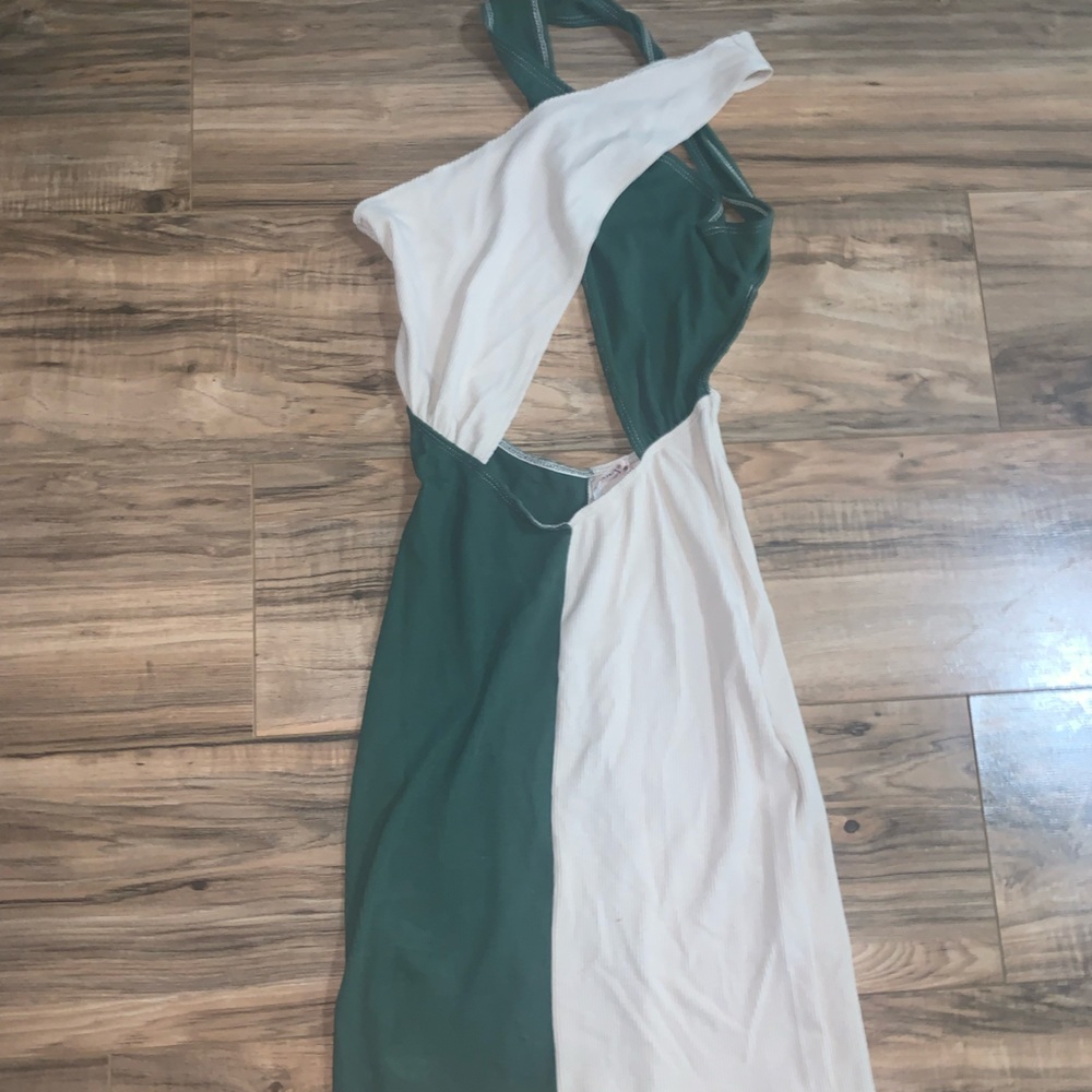 Cross Cross Mini Dress